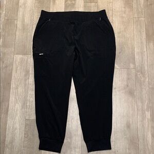 Womens‎ NWOT Chico’s Cargo Utility Black Pull On Jogger Pants